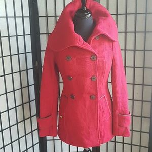 Soia & Kyo Red Pea Coat - Small